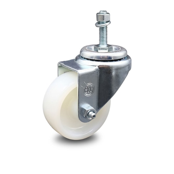 Service Caster 3 Inch Nylon Wheel Swivel 10mm Threaded Stem Caster SCC-TS20S314-NYS-M1015 - main